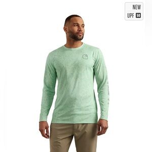 NWT Carhartt Men's Force Sun Defender Lightweight Long Sleeve Print T-Shirt